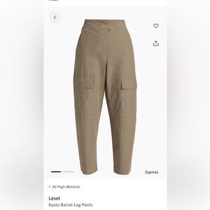 Leset Kyoto Barrel-Leg Pants